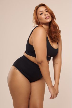 Top Biquíni Cintia Corpo Preto