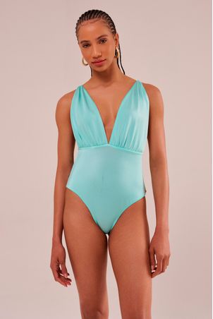 Maiô nina verde maldivas