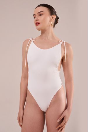 Maiô Thayse Luz da Manhã Off White