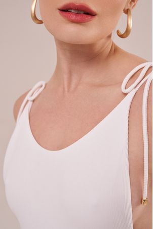 Maiô Thayse Luz da Manhã Off White