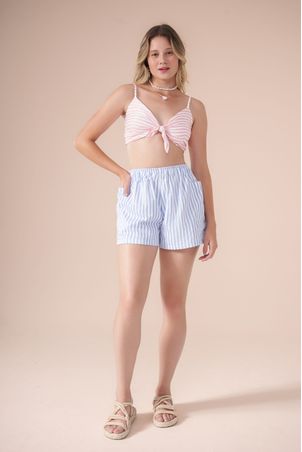 Conjunto Summer Listrinhas Composê Rosa-Azul