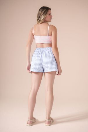 Conjunto Summer Listrinhas Composê Rosa-Azul