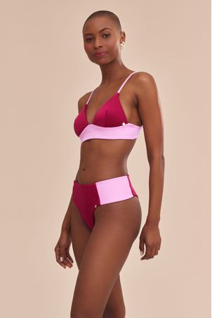 Conjunto de Biquíni Falésias Fabi Cereja