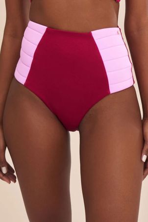 Calcinha de Biquíni Falésias Paula Cereja