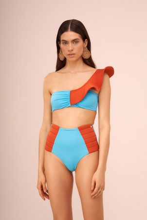 Conjunto De Biquíni Paula Azul Céu