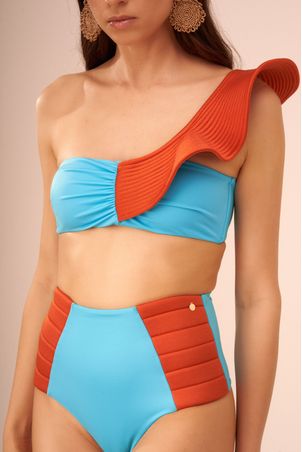 Conjunto De Biquíni Paula Azul Céu