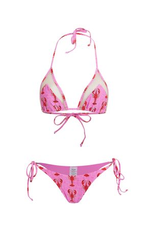 Calcinha de Biquíni Dupla Face String Sophie Lobster