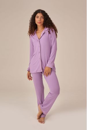 Pijama Longo Classic Tulipa