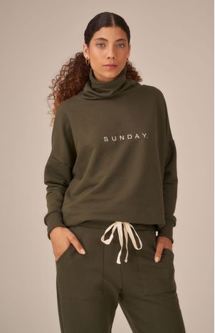 Blusa Moletom Sunday Deep Green