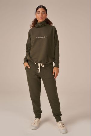 Blusa Moletom Sunday Deep Green
