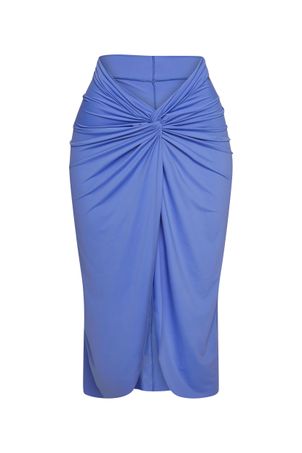 Saia bio com trançado frontal bio artemis azul lazuli