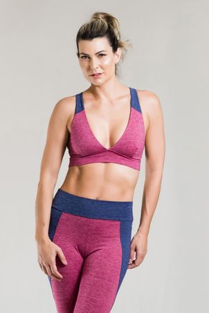 Top Nadador Mescla Bicolor