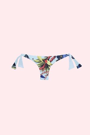 Biquini dupla face Cheeky Monica Floral Turquesa