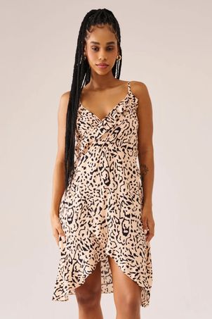 Vestido Saída Animal Print
