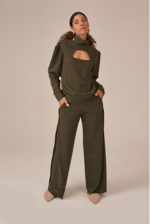 Blusa Moletom 4 Estações Deep Green