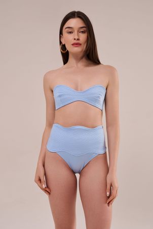 calcinha biquíni maxi hot pant azul garoa