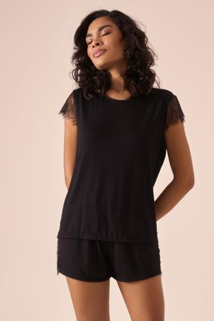 short doll renda nuit