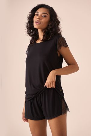 short doll renda nuit