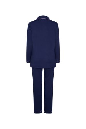 Pijama Longo Classic Marinho