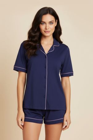 Short Doll Classic Marinho