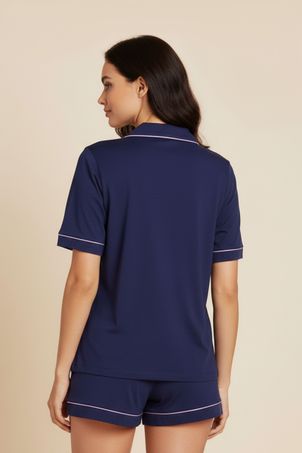 Short Doll Classic Marinho