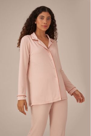 Pijama Longo Classic Champagne