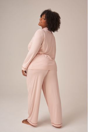 Pijama Longo Classic Champagne