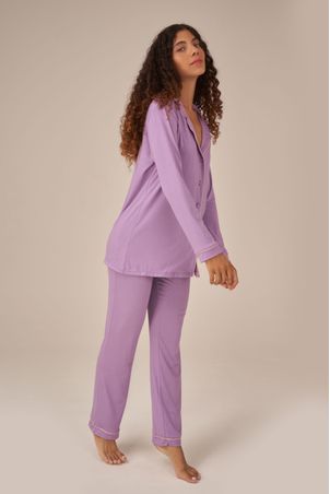 Pijama Longo Classic Tulipa