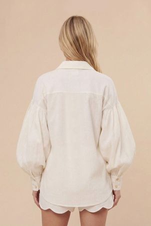 Camisa Conchas Off White