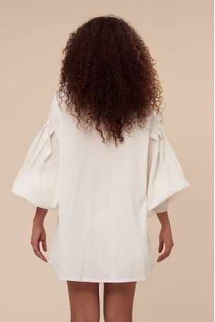 Camisa Conchas Off White