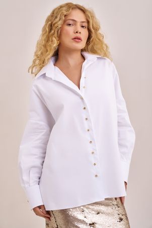 Camisa ciclos alfaiataria off white