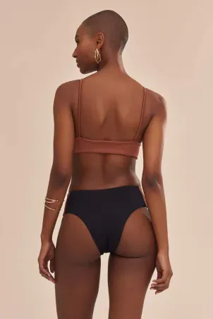 Calcinha de Biquíni Falésias Fabi Preto