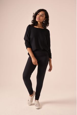 Calça Comfy Bamboo Preta