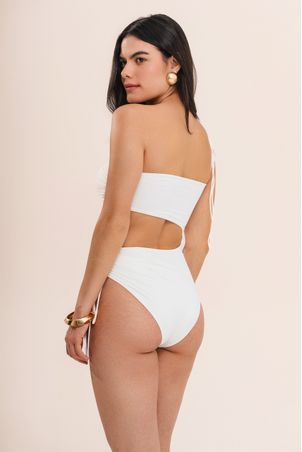 Maiô meia lua bio artemis off white