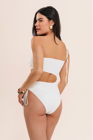 Maiô meia lua bio artemis off white