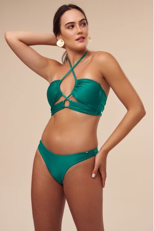 Calcinha De Biquíni Asa Delta Ostra Verde