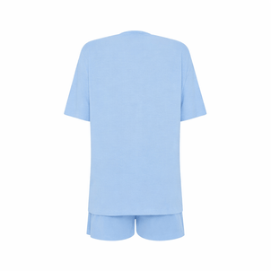 pijama curto sweet baby blue