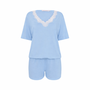 pijama curto sweet baby blue