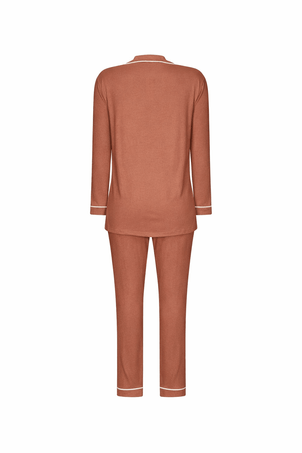 pijama longo classic mocha