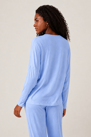 pijama longo sweet baby blue