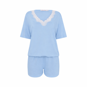 pijama curto sweet baby blue