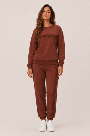 calça moletom linhas outono