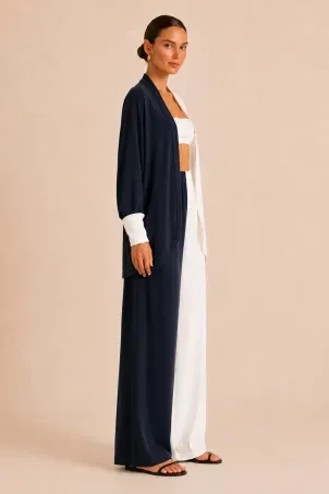 calça pantalona monocrome