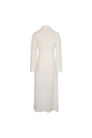 Saída Longa Mykonos Manga Longa Rayon Off White