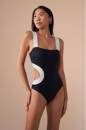 Maiô Contour Preto