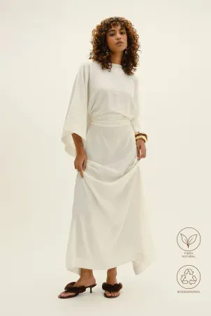 kaftan em viscolinho linen branco