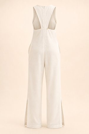 macacão em viscolinho linen branco