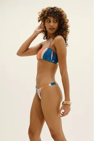 conjunto top bandeau e calcinha string brisa