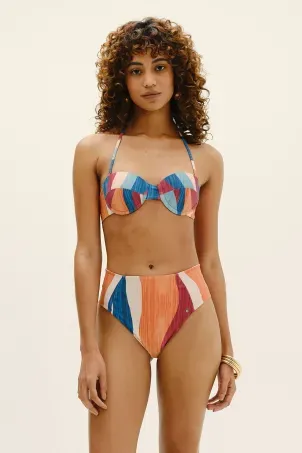 conjunto top com aro e calcinha hot pant brisa