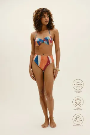 conjunto top com aro e calcinha hot pant brisa